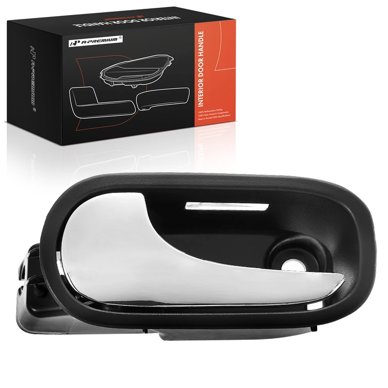 Front Driver Chrome & Brown Interior Door Handle for Chevrolet Malibu 2006-2008