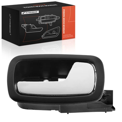 Front Passenger Chrome & Black Interior Door Handle