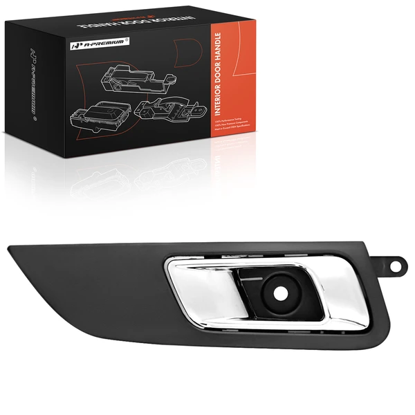 Rear Passenger Chrome & Black Interior Door Handle for 2010-2018 Lincoln MKT