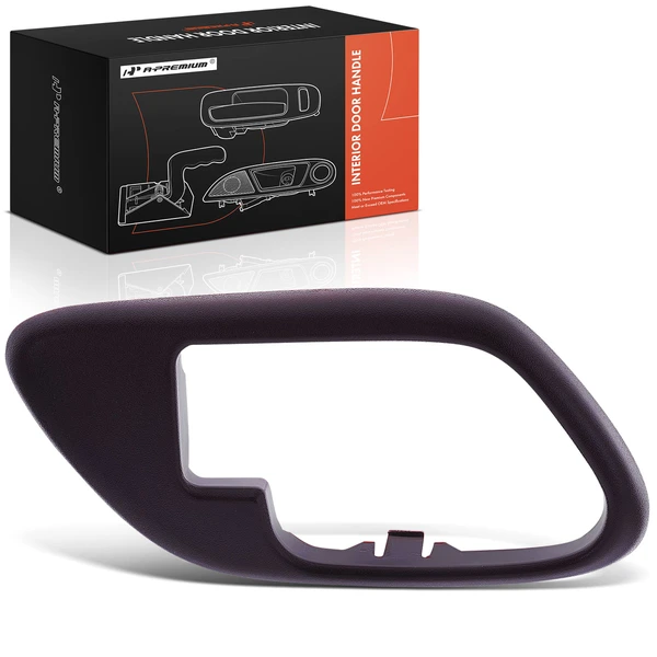 Driver Red Interior Door Handle Bezel for 1995-1999 GMC K1500