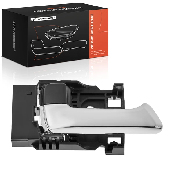 Black & Chrome Interior Door Handle for Chevy Colorado GMC