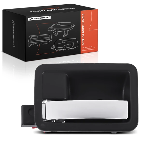 Silver & Dark Gray Interior Door Handle for 2006-2009 Mitsubishi Raider