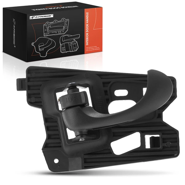 Rear Driver Black Interior Door Handle for 1997-2003 Chevrolet Malibu