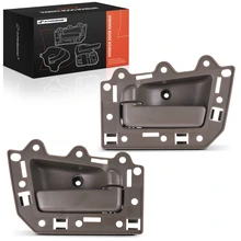 2 Pcs Front Brown Interior Door Handle