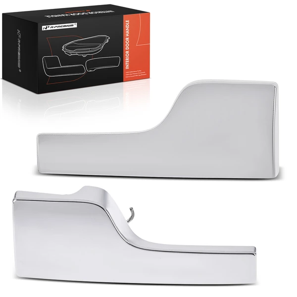 2 Pcs Front & Rear Chrome Interior Door Handle for Lincoln