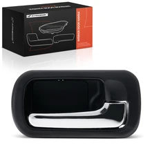 Rear Passenger Black & Chrome Interior Door Handle