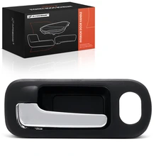 Front Driver Black & Chrome Interior Door Handle for 2002-2005 Honda Civic