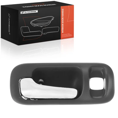 Front Driver or Rear Driver Chrome & Gray Interior Door Handle