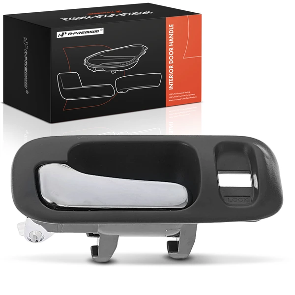 Front Driver Chrome & Gray Interior Door Handle for Honda CR-V 1997-2001