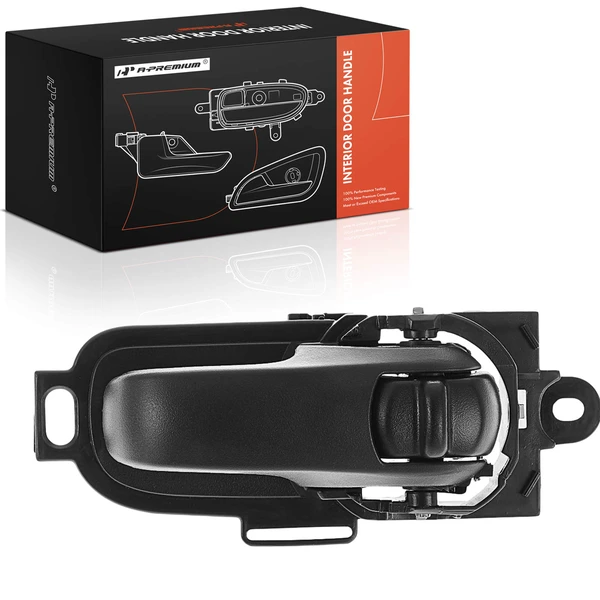 Front Passenger or Rear Passenger Texture Black Interior Door Handle for 2007-2012 Nissan Versa