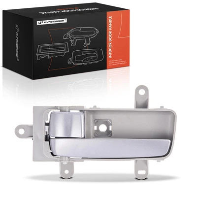 Front Driver or Rear Driver Silver & Gray Interior Door Handle