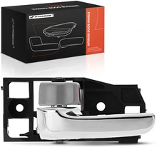 Front Driver or Rear Driver Chrome & Gray Interior Door Handle