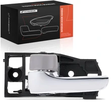 Front Driver or Rear Driver Chrome Gray Interior Door Handle