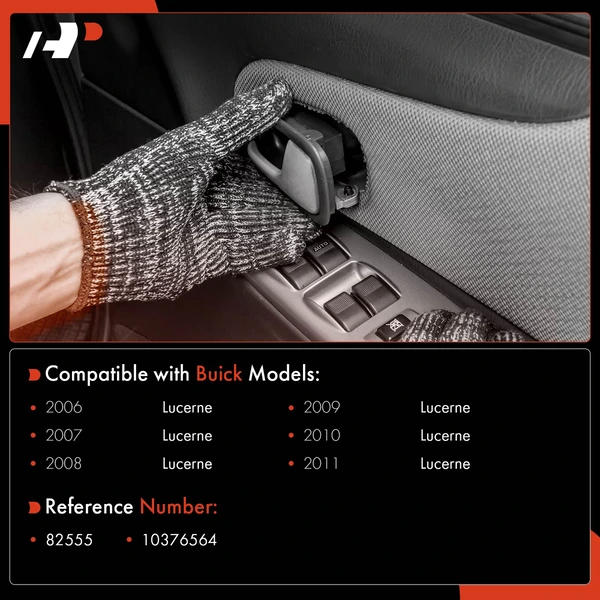 Front Driver or Rear Driver Interior Door Handle for Buick Lucerne 2006-2011