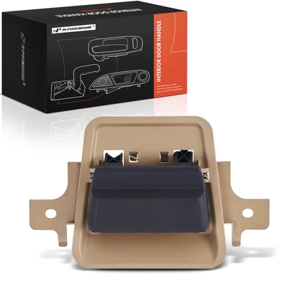 Rear Passenger Black & Beige Interior Door Handle