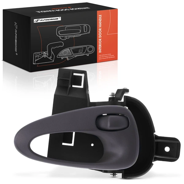 Front Driver Beige & Black Interior Door Handle for 1999-2005 Pontiac Grand Am