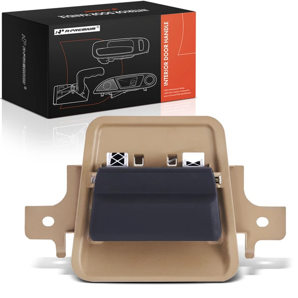 Rear Driver Black & Beige Interior Door Handle for Nissan TITAN 2004-2007