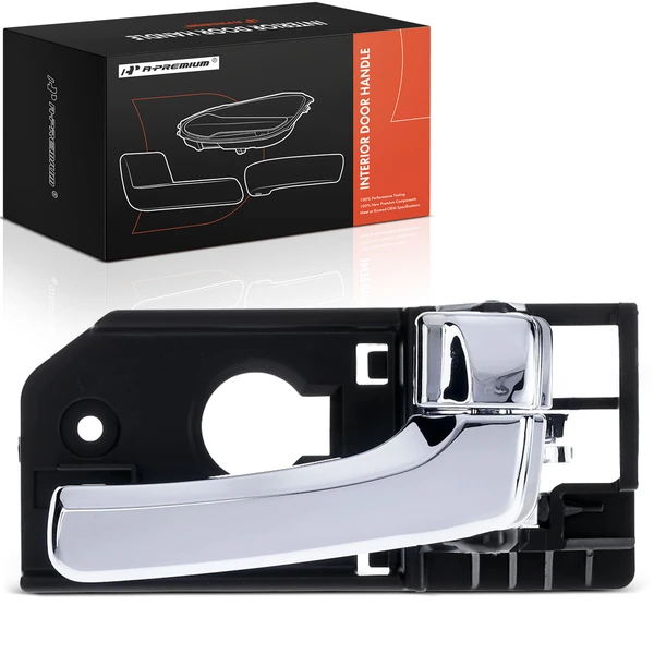 Front Passenger Chrome Interior Door Handle for 2007-2008 Hyundai Entourage