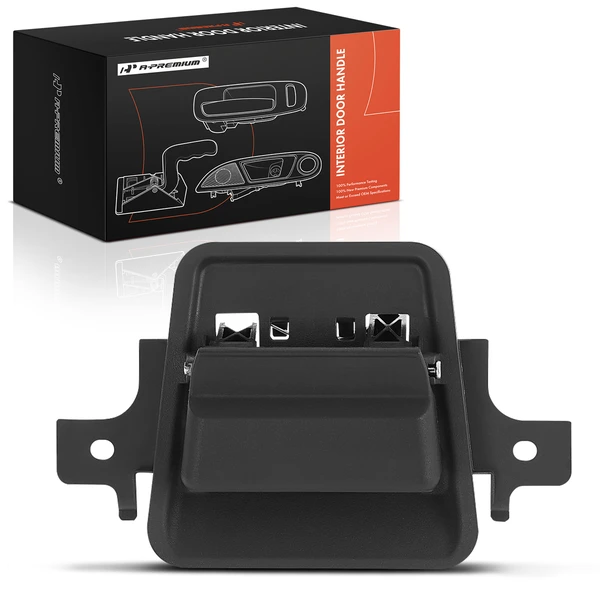 Rear Passenger Black & Drak Gray Interior Door Handle for Nissan Titan 2004-2008