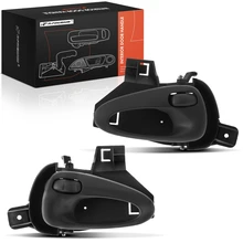 2 Pcs Rear Gray Interior Door Handle for 1999-2005 Pontiac Grand Am