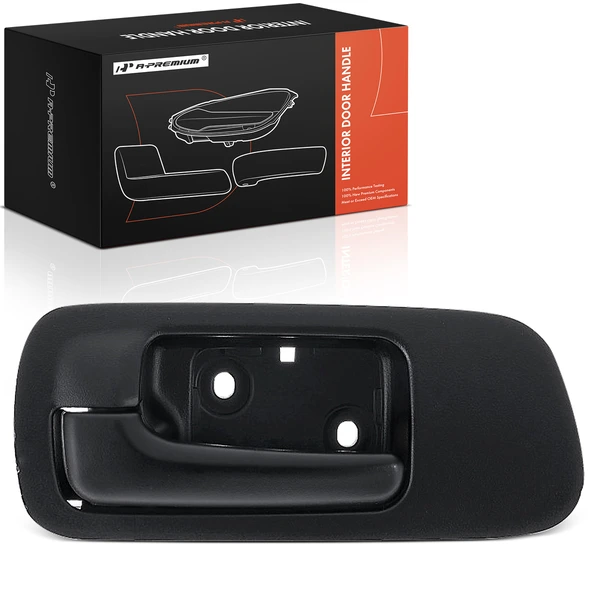Front Driver Black Interior Door Handle for Honda Civic 2001-2005 DX Value Package