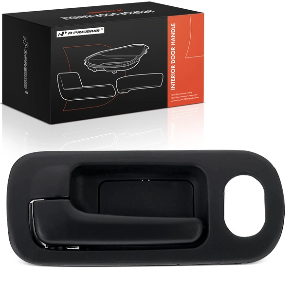 Front Driver Black Interior Door Handle for 2001 Honda Civic