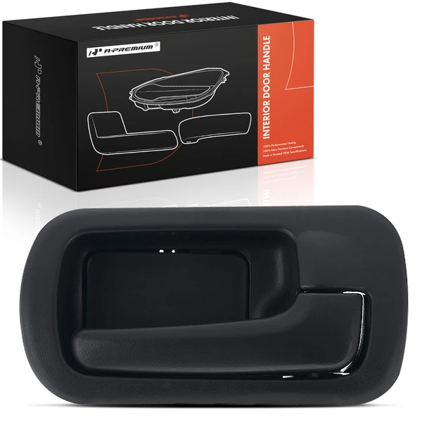 Rear Passenger Black Interior Door Handle for Honda Civic 2001-2005 1.3L 1.7L