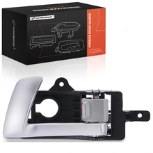Front Driver Silver & Gray Interior Door Handle