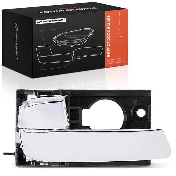 Rear Driver Chrome Interior Door Handle for Kia Rio 2006-2011