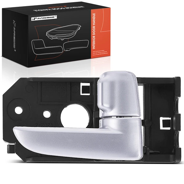 Front Passenger or Rear Passenger Silver Interior Door Handle for Kia Spectra5 2007-2009