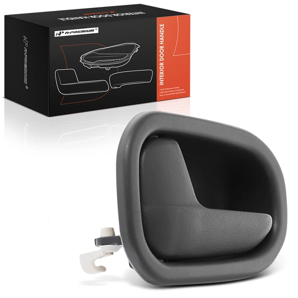 Front Driver or Rear Driver Dark Gray Interior Door Handle for 1995-2001 Kia Sportage
