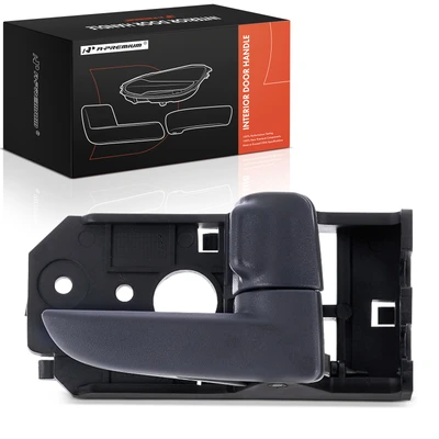 Front Passenger or Rear Passenger Gray Interior Door Handle