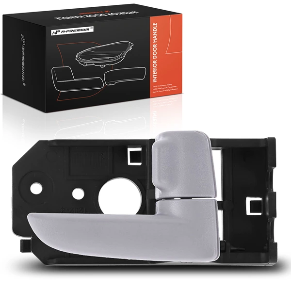 Front Passenger or Rear Passenger Light Gray Interior Door Handle for Kia Spectra Spectra5
