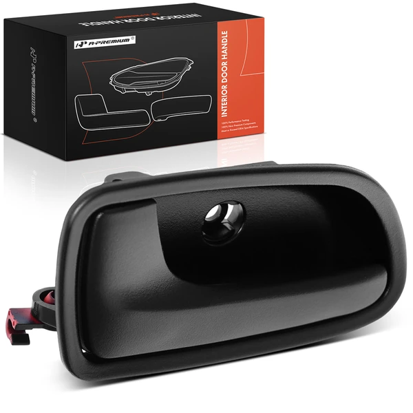 Rear Driver Black Interior Door Handle for Kia Rio 2002-2005