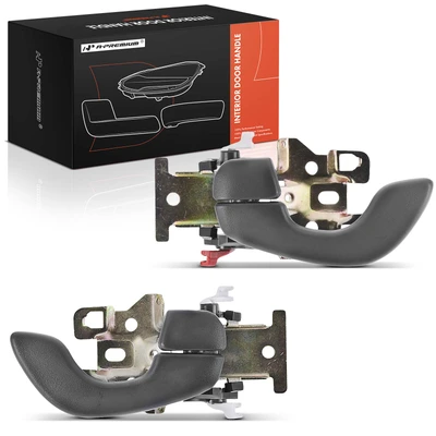 2 Pcs Gray Interior Door Handle