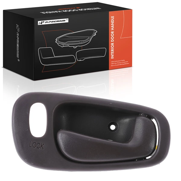Front Passenger Brown Interior Door Handle for Toyota Corolla Chevy Prizm 98-02