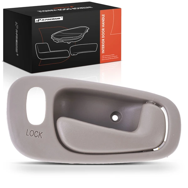 Front Passenger Beige Interior Door Handle for Toyota Corolla Chevrolet Prizm