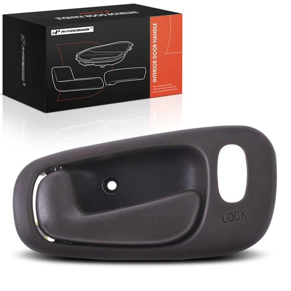 Front Driver Brown Interior Door Handle for Chevrolet Prizm Toyota Corolla 98-02