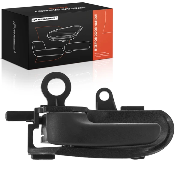 Front Driver or Rear Driver Black Interior Door Handle for Toyota Echo 03-05 Scion xB