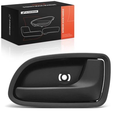 Front Passenger Black Interior Door Handle