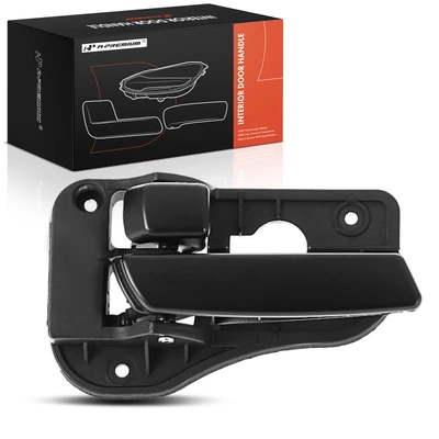 Front Driver or Rear Driver Black Interior Door Handle