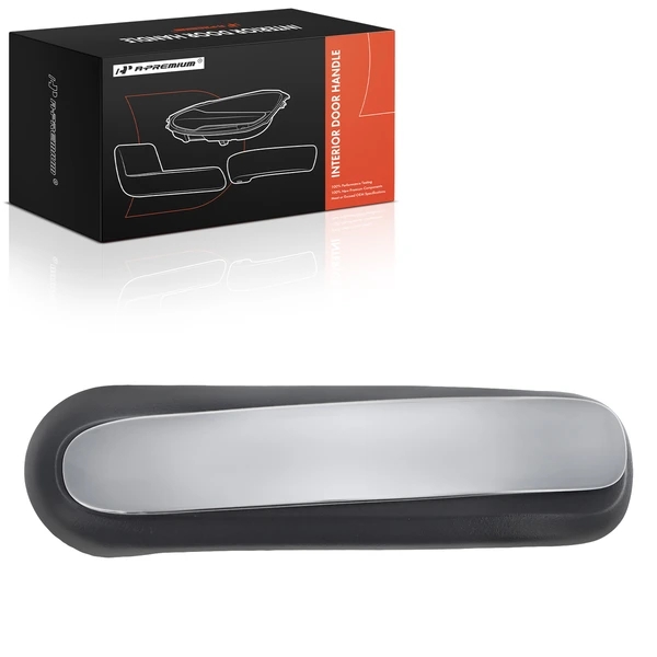 Rear Driver or Passenger Gray with Chrome Insert Interior Door Handle for Kia