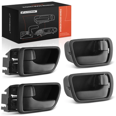 4 Pcs Front & Rear Texture Black Interior Door Handle for Toyota Camry 2002-2006