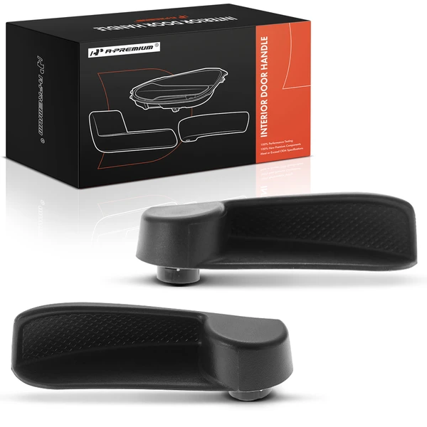 2 Pcs Rear Black Interior Door Handle for Chevy Colorado GMC