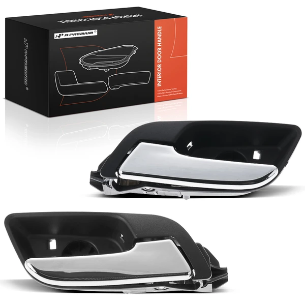 2 Pcs Front & Rear Chrome or Black Interior Door Handle for Chevy Impala GMC