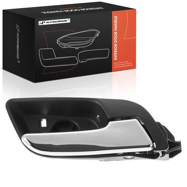 Front Passenger or Rear Passenger Chrome & Black Interior Door Handle for Chevy Impala GMC