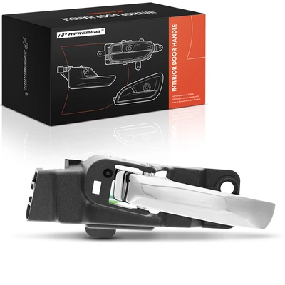 Front Driver Chrome & Black Interior Door Handle