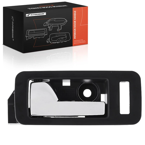 Front Driver Black & Chrome Interior Door Handle for 2009-2018 Ford Flex