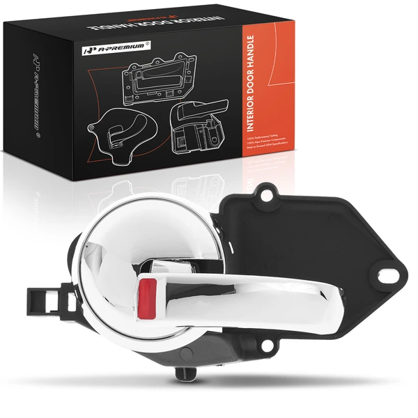 Front Driver Chrome Interior Door Handle for 2012-2019 Fiat 500