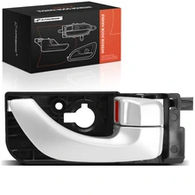 Rear Passenger Silver Interior Door Handle